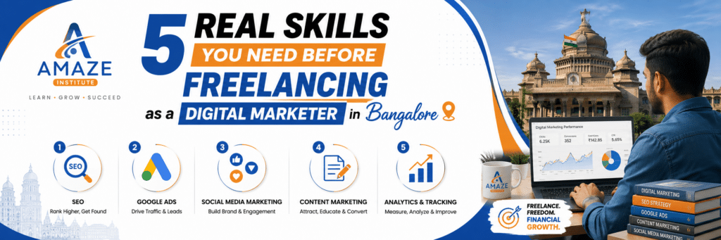 5 Real Skills You Need Before Freelancing as a Digital Marketer in Bangalore